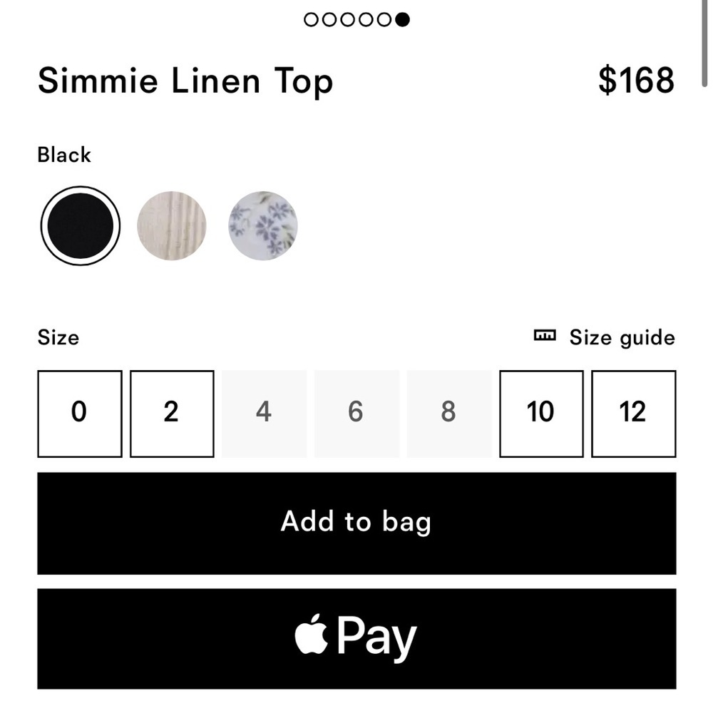 Reformation Simmie linen top - Picture 8 of 12